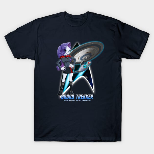 Brony Trekker: Equestria Girls RB Ver. T-Shirt by CaptRicoSakara